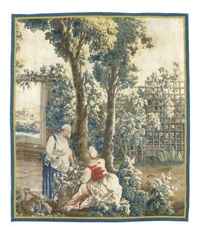 ANTIQUE FRENCH HAND-WOVEN FRUIT