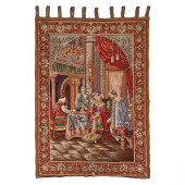 ANTIQUE FRENCH INTERIOR SCENE