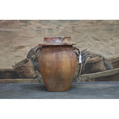 Antique French lidded twin
