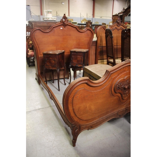 Antique French Louis XV style oak