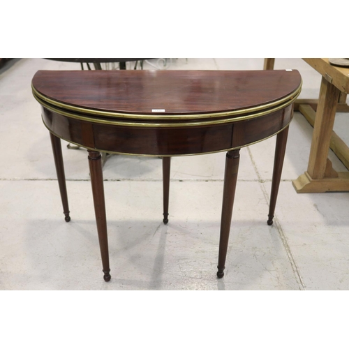 Antique French mahogany D end