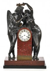 ANTIQUE FRENCH MANTEL CLOCK19t