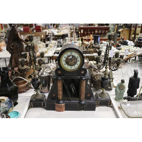 Antique French mantle clock and