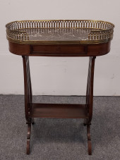 ANTIQUE FRENCH MARBLE TOP DIRE