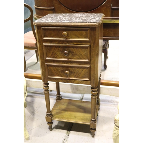 Antique French marble topped