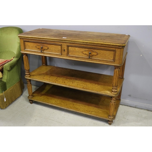 Antique French oak servery Oak