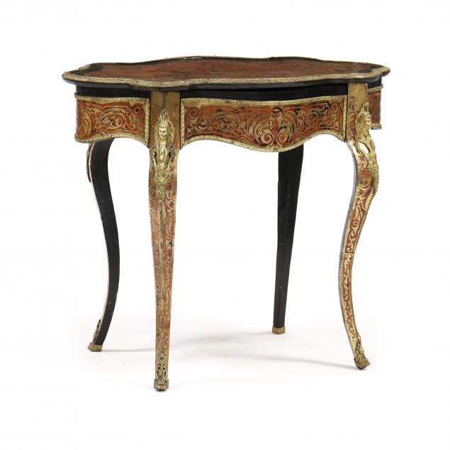 ANTIQUE FRENCH ORMOLU AND BOULE