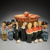 ANTIQUE FRENCH PAPIER MACHE SK