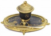 ANTIQUE FRENCH PARCEL GILT CHI