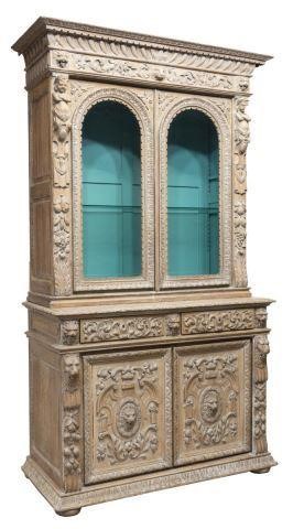ANTIQUE FRENCH PICKLED OAK