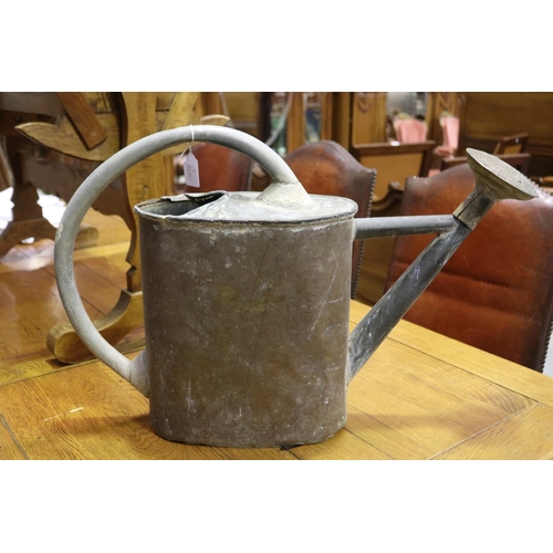 Antique French rustic watering can,