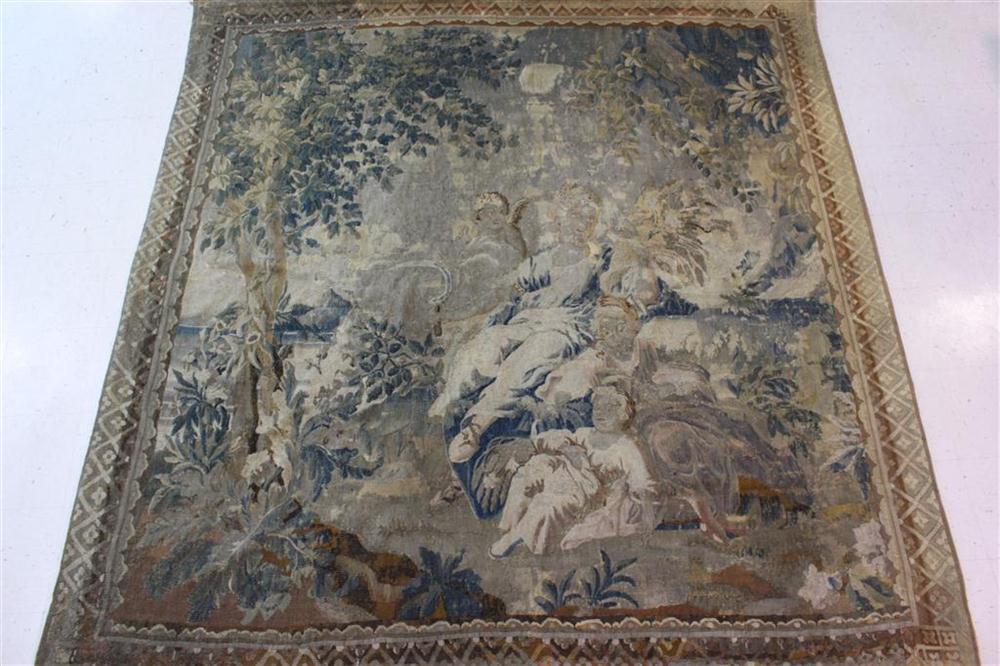 ANTIQUE FRENCH ''SCENE GALANTE''