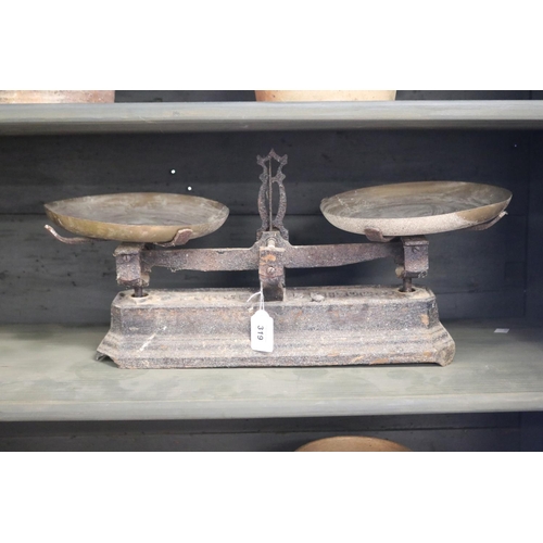 Antique French set of iron based