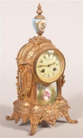 ANTIQUE FRENCH SHELF CLOCK RET