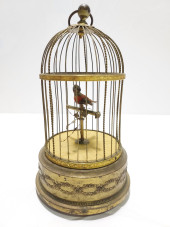 ANTIQUE FRENCH SINGING BIRD /