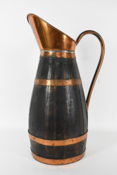 ANTIQUE FRENCH TALL COPPER AND