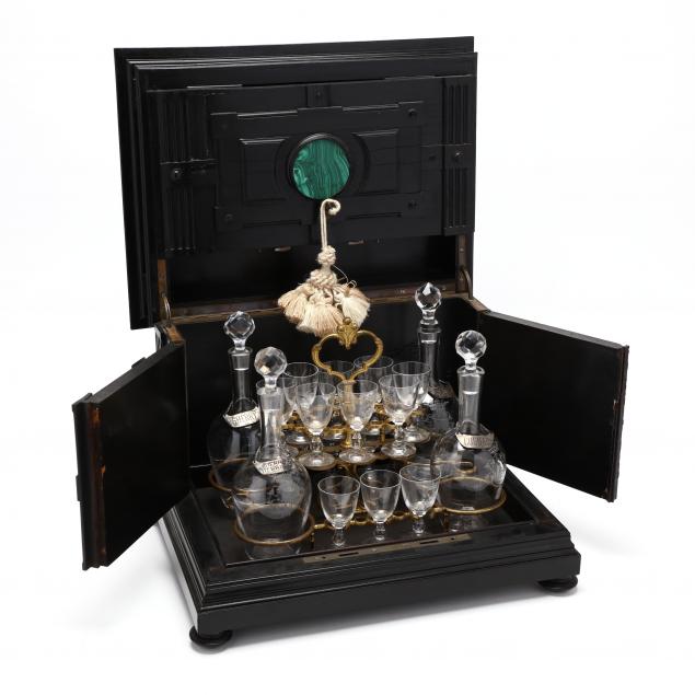 ANTIQUE FRENCH TANTALUS WITH