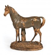 ANTIQUE FRENCH TERRACOTTA STAT