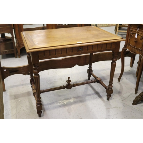 Antique French walnut desk,