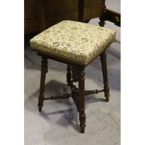 Antique French walnut turned