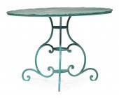 ANTIQUE FRENCH WROUGHT IRON CA