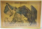ANTIQUE FRENCH WWI POSTER AFTE