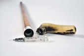 ANTIQUE GADGET CANE WITH DOCTO