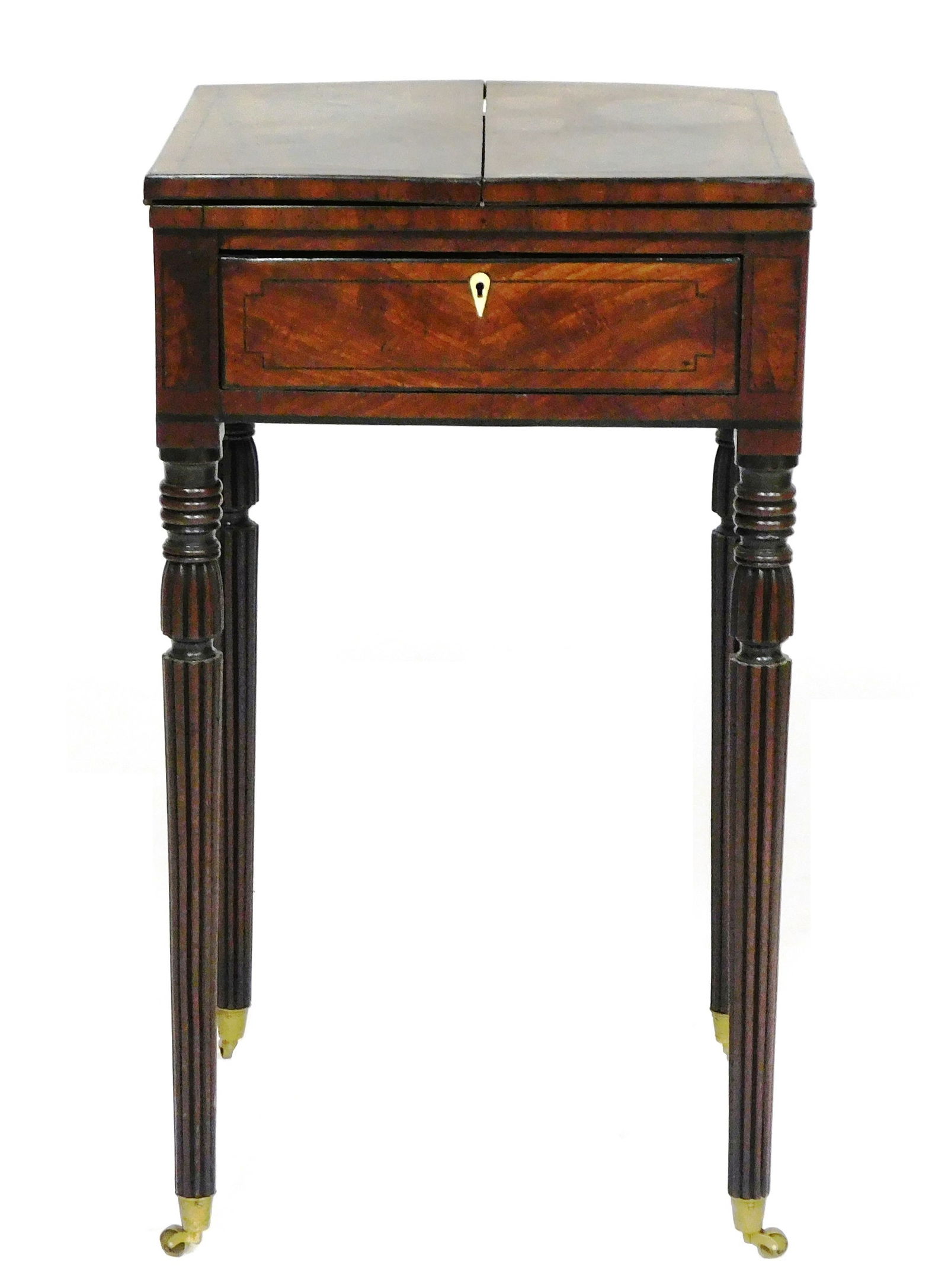 +ANTIQUE GAMING TABLE, ENGLISH,