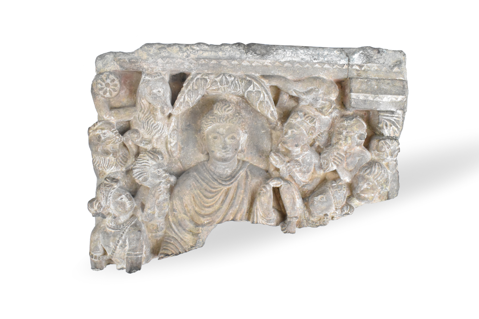 ANTIQUE GANDHARA STONE PLAQUE An