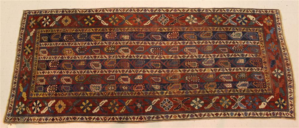 ANTIQUE GENDGE CARPET CAUCASUS with