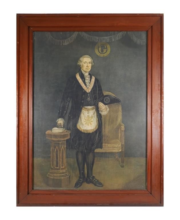 ANTIQUE GEORGE WASHINGTON MASONIC