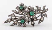ANTIQUE GEORGIAN DIAMOND EMERA
