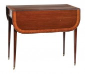 ANTIQUE GEORGIAN INLAID MAHOGA