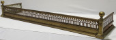 ANTIQUE GEORGIAN PIERCED BRASS