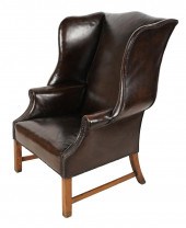 ANTIQUE GEORGIAN-STYLE WING CH
