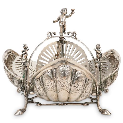 ANTIQUE GERMAN 800 SILVER BISCUIT