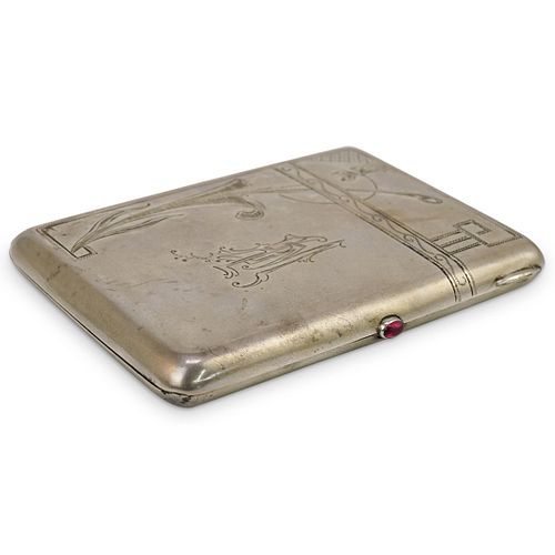 ANTIQUE GERMAN 800 SILVER CIGARETTE