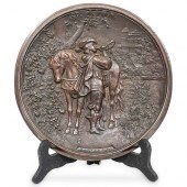 ANTIQUE GERMAN BRONZE "BEHUT D
