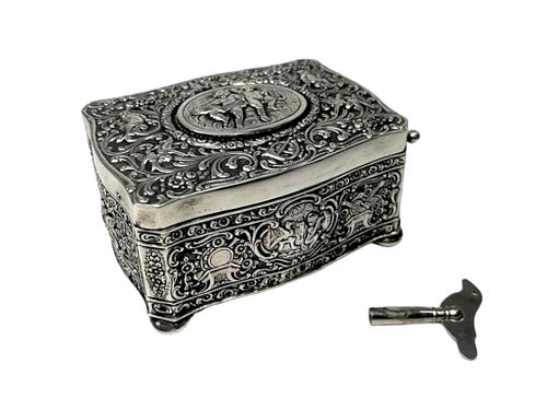 ANTIQUE GERMAN SILVER BIRD
