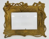 ANTIQUE GILT METAL ART NOUVEAU