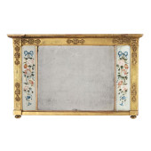 ANTIQUE GILTWOOD AND EGLOMISE