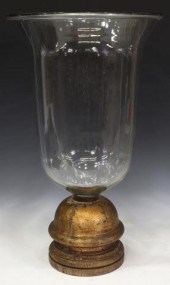 ANTIQUE GLASS DRY FLOWER PLANT