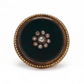 ANTIQUE GOLD, BLOODSTONE, AND
