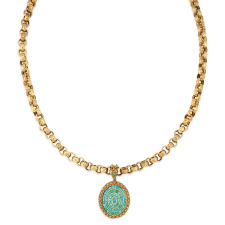 Antique Gold Chain with Gold and