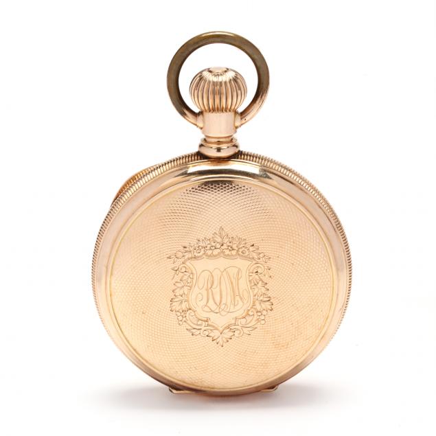 ANTIQUE GOLD HUNTER CASE POCKET