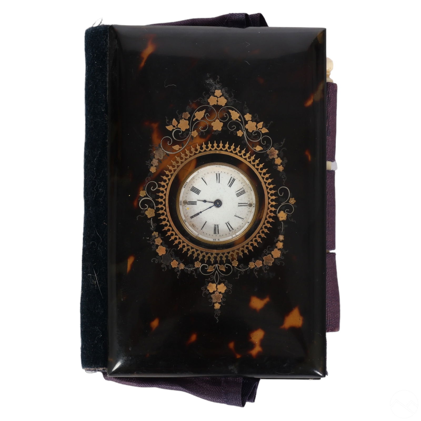 ANTIQUE GOLD INLAY TORTOISESHELL