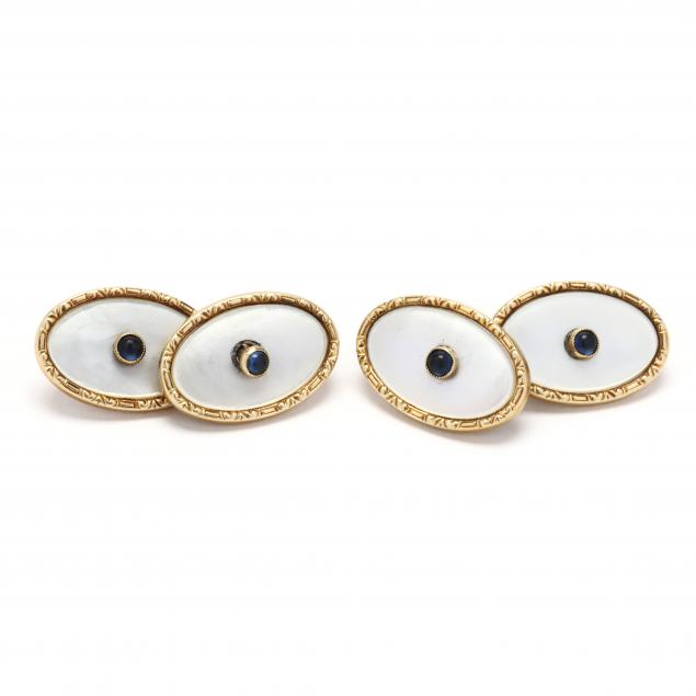 ANTIQUE GOLD, MOTHER-OF-PEARL,