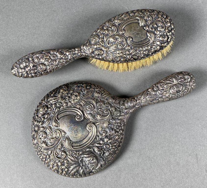 ANTIQUE GORHAM REPOUSSE STERLING