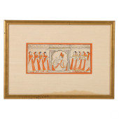 ANTIQUE GOUACHE INDIAN HINDU M
