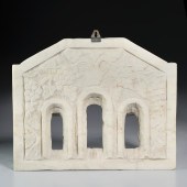 ANTIQUE GREEK CARVED WHITE MAR
